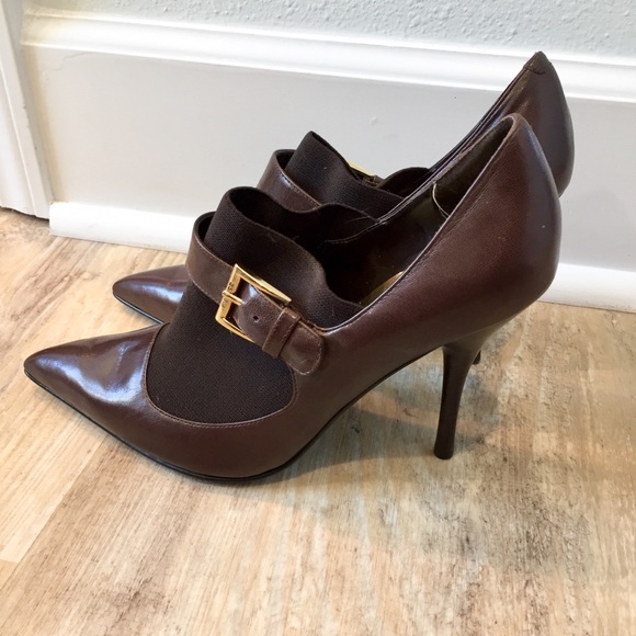 💥Guess Pointed Toe Sock Bootie Heels 👠 Size 7 - Picture 3 of 6